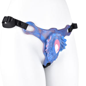 YOCY triangolo indossabile Sex Toy pene foro indossabile per la molatura del pene clitico giocattolo in Silicone per coppia flirtare giochi di letto - Product Image 3