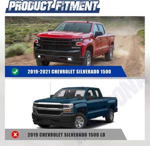 WINJET, <span class=keywords><strong>combo</strong></span> de 3 piezas modular resistente, <span class=keywords><strong>combo</strong></span> de 4 piezas, kit de parachoques delantero negro de acero integrado para Silverado 1500 2019-2023 - Product Image 4