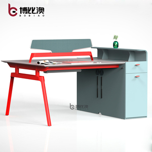 BOGAO 4 6 posti 8 persone box allungabile mobili moderni divisori pannelli divisori scrivania Workstation divisori per ufficio - Product Image 5