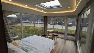 Không Gian Viên Nang Di Động Nhà Giường Khách Sạn Cabin Đúc Sẵn Modular <span class=keywords><strong>Container</strong></span> Nhỏ Viên Nang Phòng Với Nhà Bếp Và Phòng Tắm - Product Image 3