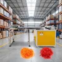 Machine à déchiqueter le papier crépon, directement de l'usine, crée des bandes de papier recyclables pour le rembourrage de sécurité des colis cosmétiques