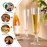 Verres à vin rigides réutilisables en plastique PS Flash Pack Premium, adaptés aux bars, hôtels, réceptions de mariage, événements et fêtes