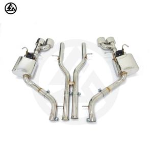 Hoogwaardige roestvrijstalen catback uitlaat voor <span class=keywords><strong>Mercedes</strong></span> Benz W204 C300 C350 2009-2014 demper afstandsbediening AMG uitlaatpijpen - Product Image 4