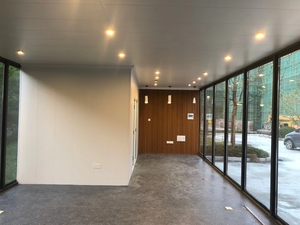 चीन गर्म बिक्री सस्ते तैयार किए शिपिंग कंटेनर घर चल पूर्वनिर्मित शोरूम Prefab कंटेनर कैफे बाहरी उपयोग के लिए - Product Image 4