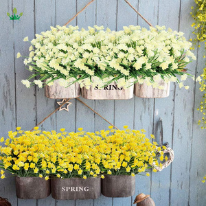 Fleurs artificielles de narcisses blancs résistants, verdure, <span class=keywords><strong>feuillage</strong></span>, plantes, faux arbustes pour jardin, Pâques, Noël, plante suspendue - Product Image 4