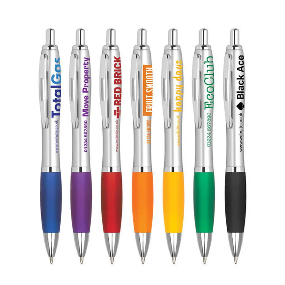 गर्म बिक्री रंगीन पदोन्नति प्लास्टिक कस्टम लोगो बॉल पेन