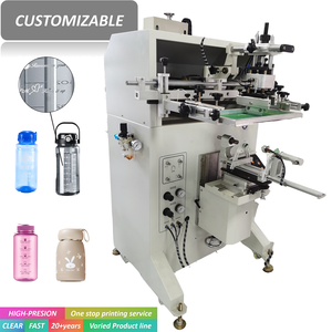 Imprimante sérigraphique <span class=keywords><strong>manuelle</strong></span> double usage 300A à rouleaux plats et courbés pour tasses à thé au lait et verres à <span class=keywords><strong>vin</strong></span> – Nouveauté - Product Image 4