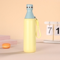 Kreative Modulare Edelstahl Doppelwandige Isolierte Sport-Wasserflasche für Outdoor-Wandern Camping - Valentinstag Neujahr