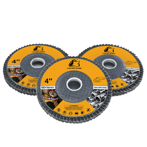 Costo elevato personalizzato 100mm curvo <span class=keywords><strong>Flap</strong></span> disco abrasivo lembo ruota sferica lembo spazzola ruota per metallo - Product Image 2