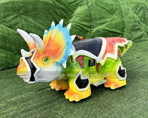 Coche de dinosaurio animatrónico con arranque por moneda para parque de atracciones, venta de fábrica - Product Image 2