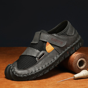 2026 estate spiaggia nuove scarpe Casual da uomo di grandi dimensioni sandali traspiranti scarpe da uomo maglia quotidiana uomo - Product Image 5