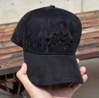 Casquette de baseball de golf de luxe non structurée 5 panneaux avec broderie 3D de haute qualité, protection solaire, design Goras Sad Boy avec bouton - Collection 2025