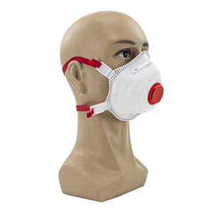 Masker debu FFP3 EN149, penutup debu dengan katup pernapasan harga pabrik, Respirator hidung keamanan masker debu cetak kustom