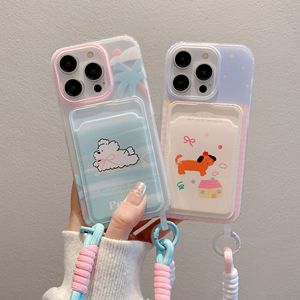 เคสโทรศัพท์ลายการ์ตูนน่ารัก พร้อมสายคล้องมือ สำหรับ iPhone 17 16 15 14 13 12 11 pro max xs plus อุปกรณ์เสริมโทรศัพท์ - Product Image 6