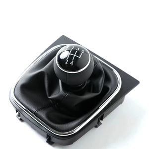 Car Gear <b>Knob</b> Aluminum Alloy Ergonomic For Volkswagen Golf 5 6 Manual Transmission <b>Shift</b> Handle Black - Product Image 3