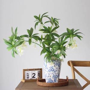 Plante artificielle Ficus 90 cm de haut, feuilles vertes simulées, décoration intérieure, arrangement floral en soie pour la maison et les accessoires de mariage - Product Image 2