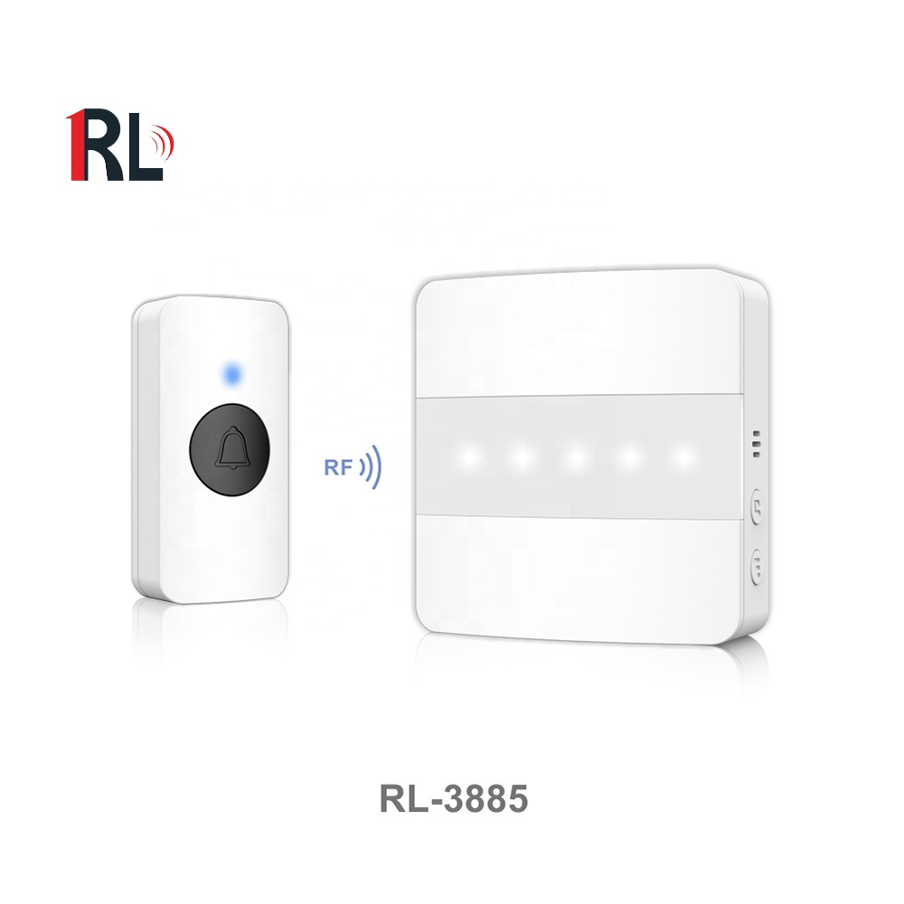 85 Easy to install smart home waterproof wireless wifi doorbell wireless AC ring doorbell with night light facility