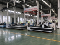 Mesin Pemotong Laser Serat 3kw 6kw 12kw Dapat Memotong Logam Konduktif Murah Ekonomis Berpendingin Udara