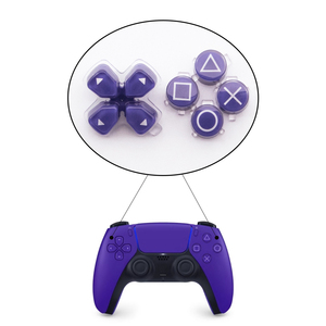 Pièces de rechange pour manette <span class=keywords><strong>PS5</strong></span> : D-pad et boutons ABXY, bouton L/RAY et bouton déclencheur Jelly pour <span class=keywords><strong>Sony</strong></span> Playstation 5 <span class=keywords><strong>DualSense</strong></span> - Product Image 1