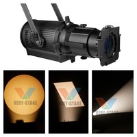 Blanc chaud 3200k/36 degrés théâtre scène lumière 300w Studio projecteur ellipsoïdal Leko profil DMX COB Led profil spot