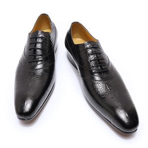 Zapatos Casuales de Cuero para Hombre 2026, Estilo Slip-On con Punta en Pico, Ligeros, Antideslizantes y Transpirables, para Bodas y Fiestas de Otoño - Product Image 4