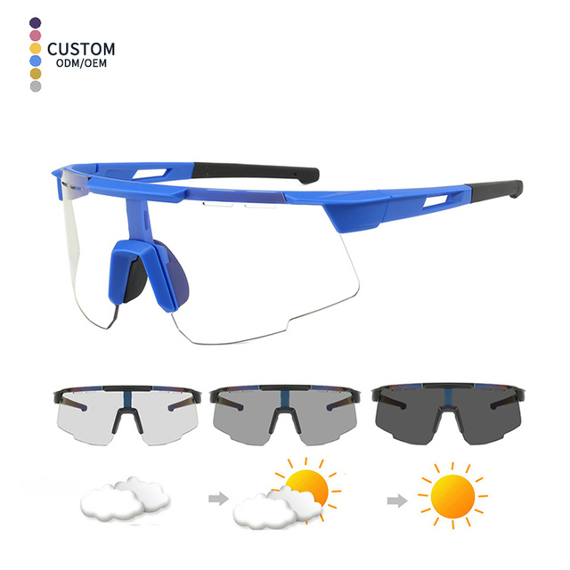 New Fashion 1064 Outdoor Cycling Sports Eye Protection Photochromic Sunglasses