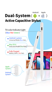 Stylet rechargeable à double écran tactile en plastique blanc WENKU WKZD033A, pointe remplaçable, autonomie de 10 heures, stylet actif pour - Product Image 5