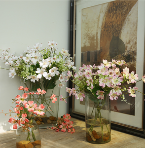 Arbre de camphrier à branches courtes simulé, décoration florale créative pour la maison, la table à manger, arrangement floral, décoration de mariage, fleur en soie - Product Image 4