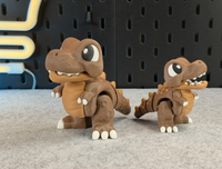 Modèle de Tyrannosaurus Rex articulé réaliste imprimé en 3D, matériau PLA, personnalisable, commandes en gros acceptées, service d'impression FDM
