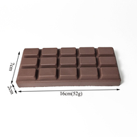 Juguetes de chocolate blandos de PU de tacto suave, simulación de chocolate, de subida lenta, populares en 2026, juguetes antiestrés de chocolate blandos para aliviar el estrés