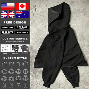 Sweat à capuche personnalisé par le fabricant, brodé, délavé à l'acide, effet vieilli, avec appliqué brodé, effet délavé soleil - Product Image 2