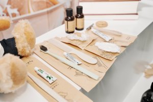 Articles de toilette jetables série Qingyu pour hôtels d'affaires-Protection de <span class=keywords><strong>l</strong></span>'environnement Antidérapant Portable <span class=keywords><strong>L</strong></span>'<span class=keywords><strong>Occitane</strong></span> parfumé - Product Image 6
