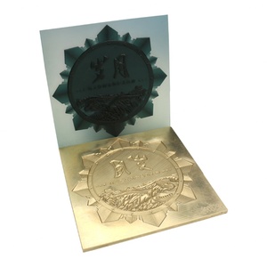 Caja de Embalaje de Regalo para Alimentos Personalizada Profesional, Placa de Magnesio en Relieve Cóncavo-Convexo con Estampado en Caliente - Product Image 1