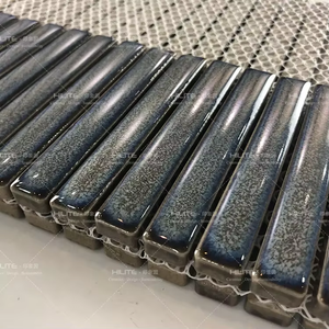 Tuiles de mosaïque en céramique de bande d'art de doigt de vente chaude 282*322mm céramique de mosaïque carrée - Product Image 5