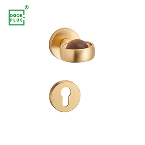 Ensemble de poignée et de serrure de porte en alliage de zinc moderne Doorplus pour les portes de chambre, de salle de bain, d'hôtel et de cuisine - Product Image 2