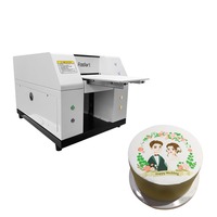 Impresora automática de inyección de tinta para alimentos comestibles Nueva máquina de impresión plana de pasteles A4/A2 con 1 año de garantía