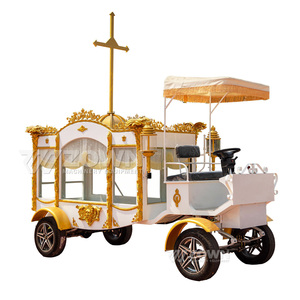 Véhicule funéraire électrique personnalisé en usine, voiture funéraire royale classique pour la procession funéraire - Product Image 4