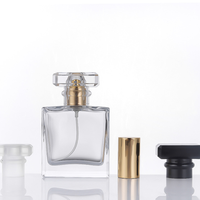 Flacons compte-gouttes en verre rectangulaires noirs 15ml 30ml 100ml pour huiles essentielles et parfums, imprimés sur carton