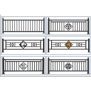 Trắng đen nhôm lan can ban công cổng nướng hàng rào tấm thiết kế palisade hàng rào - Product Image 3
