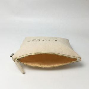 Pochette zippée en toile écologique personnalisée, sacs zippés pour cosmétiques et soins de la peau - Product Image 6