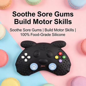 Control de Videojuegos Novedoso con Forma de Cachorro y Mordedor Sensorial de Silicona para Bebés al por Mayor - Product Image 3