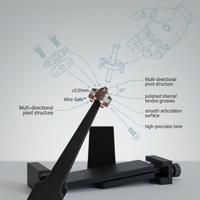 Conector J-2, Placa de Unión Robótica Mecanizada por CNC para Prototipos de Manos Robóticas en Investigación de IA, Discos de Unión CNC con Precisión de ±0.01mm