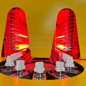 เครื่องเป่าขวดพลาสติกแบบกึ่งอัตโนมัติ 3 ลิตร เครื่องขึ้นรูปขวด PET - Product Image 4