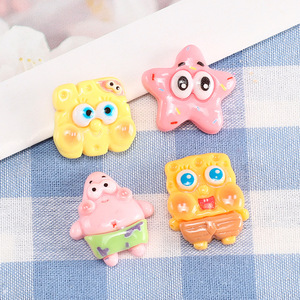 Adornos de resina de dibujos animados para bebés, accesorios de plástico hechos a mano para pinzas de pelo - Product Image 3
