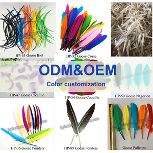 Plumas de Ganso Naturales para Manualidades, Decoración de Sombreros, Accesorios para el Cabello, Disfraces, Carnaval, Fiestas y Bodas - Product Image 4