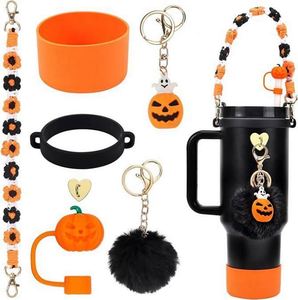 Vente en gros – Nouveauté 2024 – Gobelet isotherme 40 oz pour Halloween et Noël – Accessoires de bar en silicone de qualité alimentaire et écologique pour boissons - Product Image 1