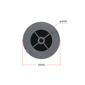 Patas de plástico para equipaje, base resistente a arañazos de 40 mm para bolsas y maletas - Product Image 3