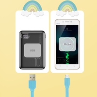 Kabel pengisi daya Universal ponsel, kabel pengisian daya ponsel bisa ditarik untuk Gadis