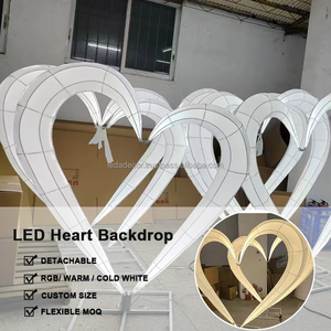 ฉากหลังแต่งงาน: ซุ้มโค้งรูปหัวใจ2025ซุ้มแต่งงานฉากหลังเวที - Product Image 4