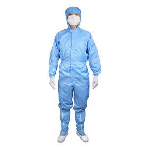 Combinaisons antistatiques à capuche sur mesure pour salles blanches, destinées aux laboratoires électroniques, aux laboratoires alimentaires et aux ateliers. - Product Image 3